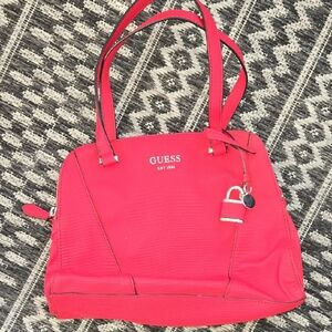 Guess Bold Red Shoulder Bag